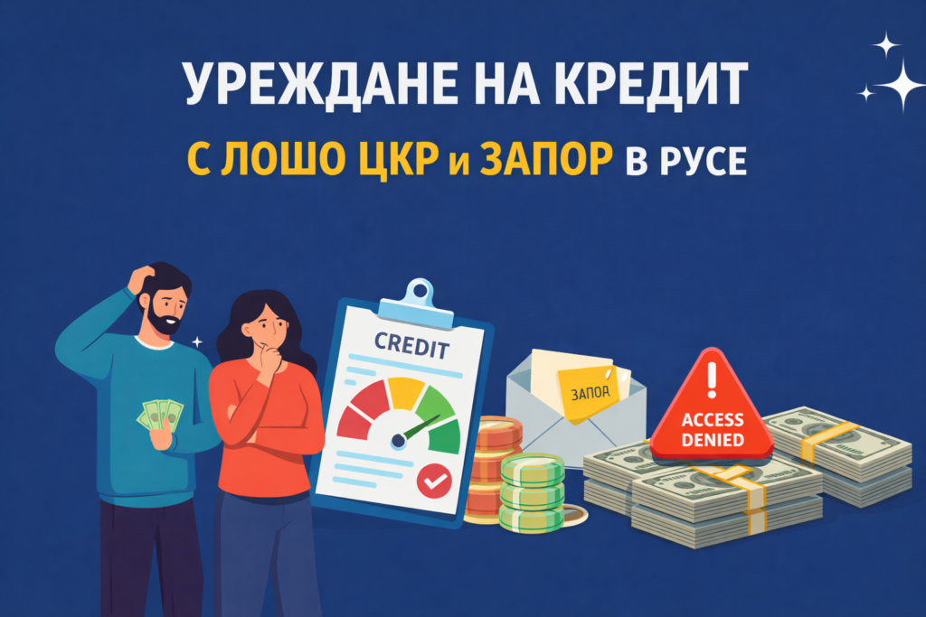 Уреждане на кредит с лошо ЦКР и запор в Русе