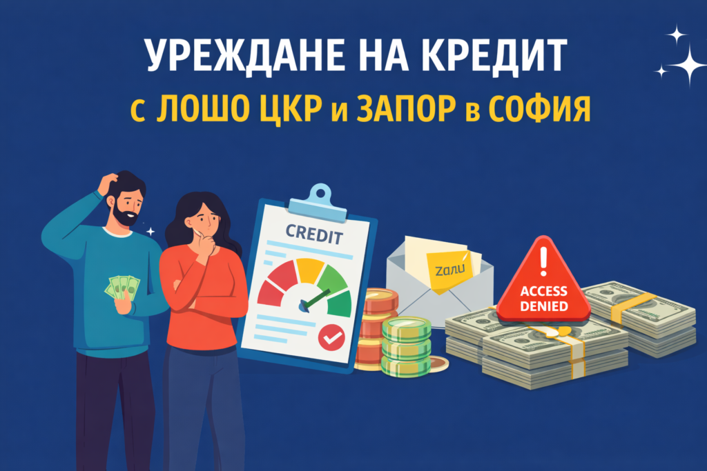 Уреждане на кредит с лошо ЦКР и запор в София