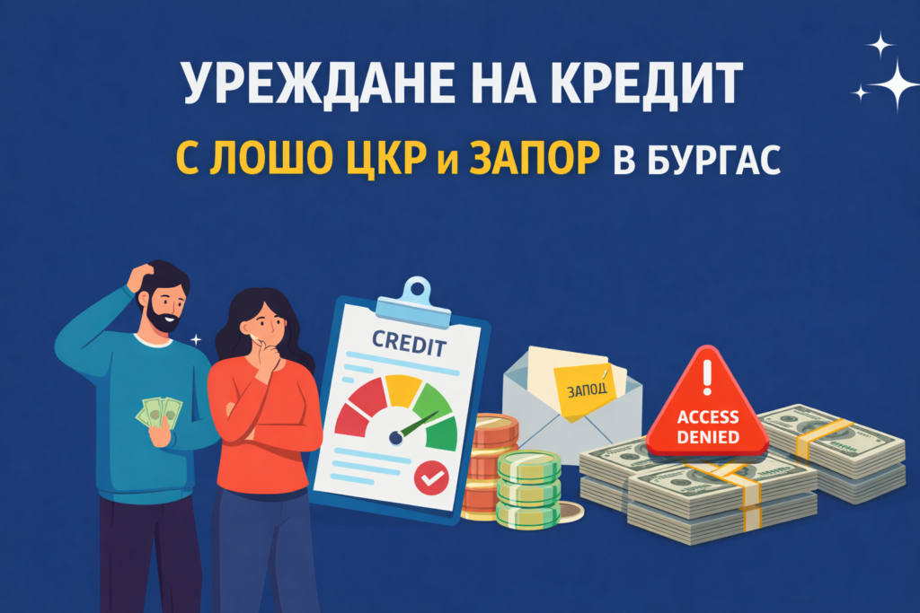 Уреждане на кредит с лошо ЦКР и запор в Бургас