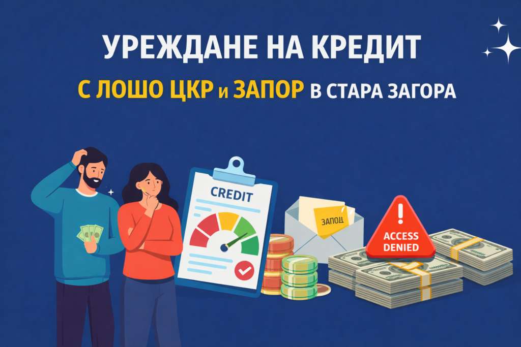 Уреждане на кредит с лошо ЦКР и запор в Стара Загора
